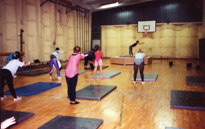 Popgymnastik bei der SG Geltow damals, in den Neunzigern . . .