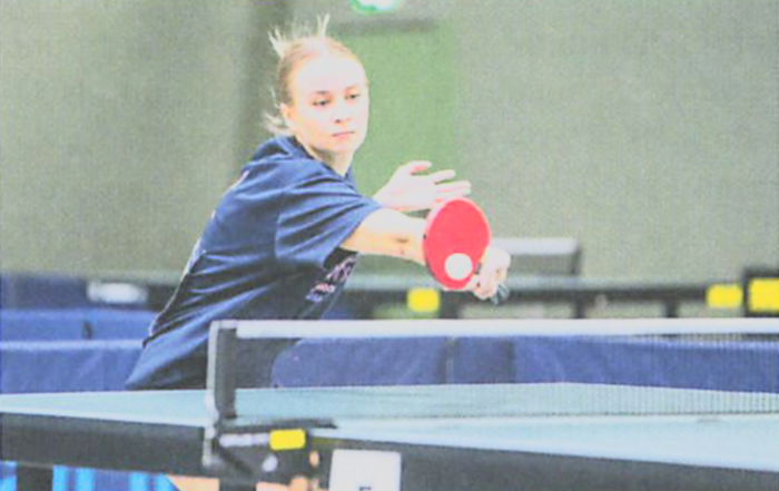 Die Vizelandesmeisterin Xenia Höft in Aktion